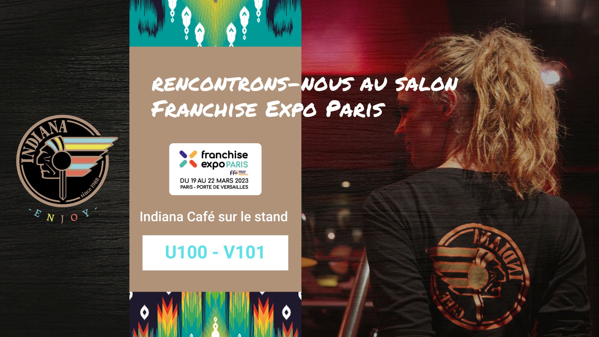 Indiana Café au salon Franchise Expo Paris 2023